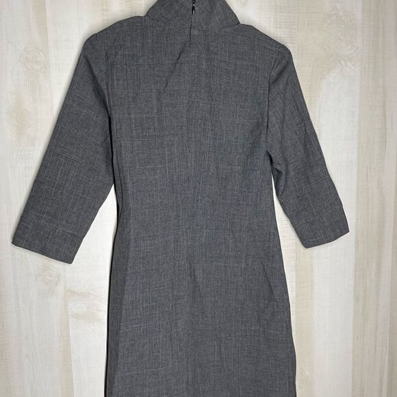 Dioni gray‎ 3/4 sleeve sheath dress, size small - Picture 10 of 16